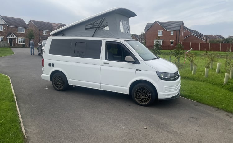 4 berth Volkswagen campervan from 2018