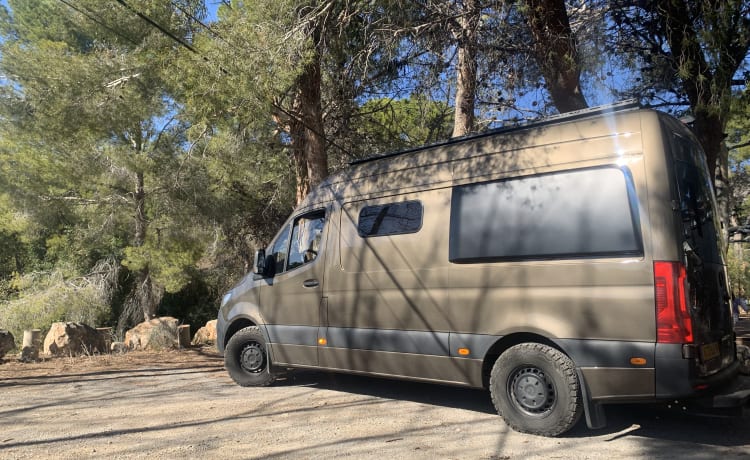 Lizz – Off-grid Mercedes buscamper 