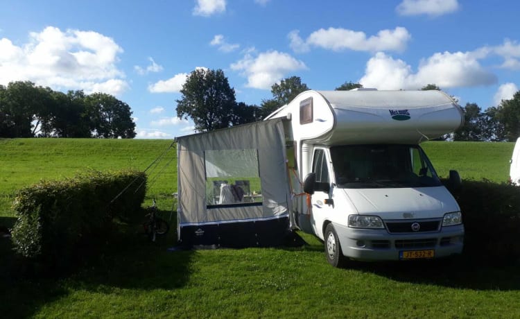 Camping-car familial complet Fiat 7 personnes