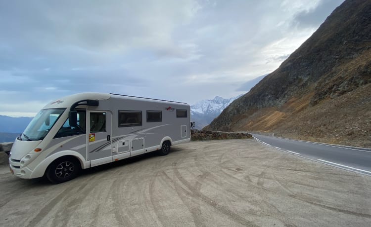 Luxury! 5 person Carthago Tourer integral camper