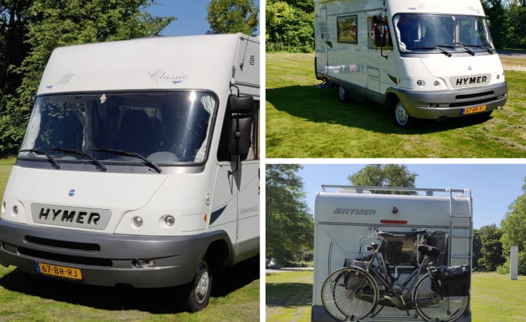 Kempurtje  – Hymer B544; 6 persoons extra comfortabele en complete camper!