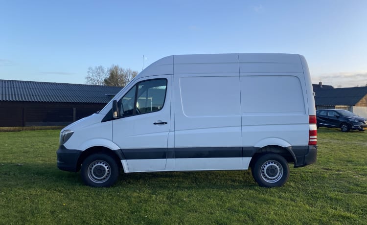 Mercedes bus camper - Automatic air conditioning-off grid