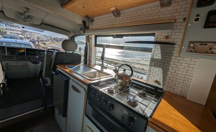 Woodie – Mooie camper met 3 slaapplaatsen 