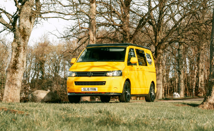 4 berth Volkswagen campervan from 2015