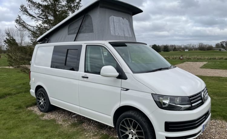 Volkswagen Wohnmobil mit 4 Schlafplätzen aus dem Jahr 2018