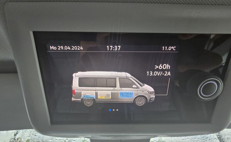 4-Bett-Volkswagen-Campervan ab 2020