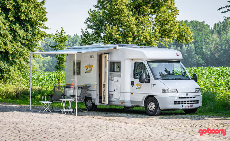 ALKO – Praktische ruime Camper Type Bürstner