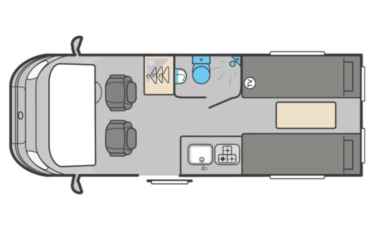 Swift Select 122 Camper 2 Berth 