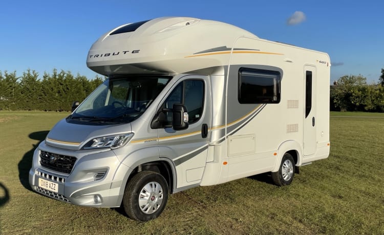 Autotrail Tribute 4 places, camping-car de luxe adapté aux chiens - Northants/Beds 