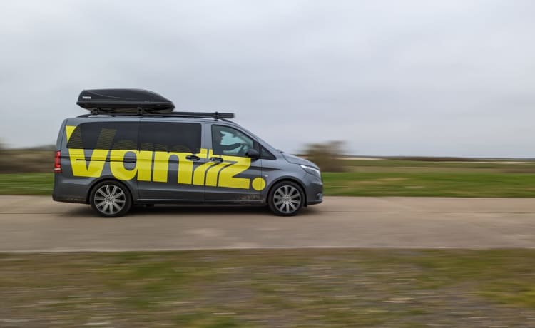 Brand new Mercedes-Benz, modular van sleeps up to 6 with awning