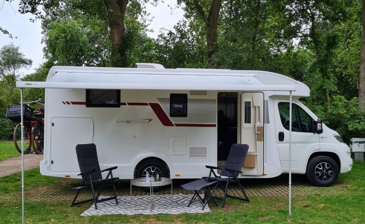 Camping-car merveilleusement spacieux