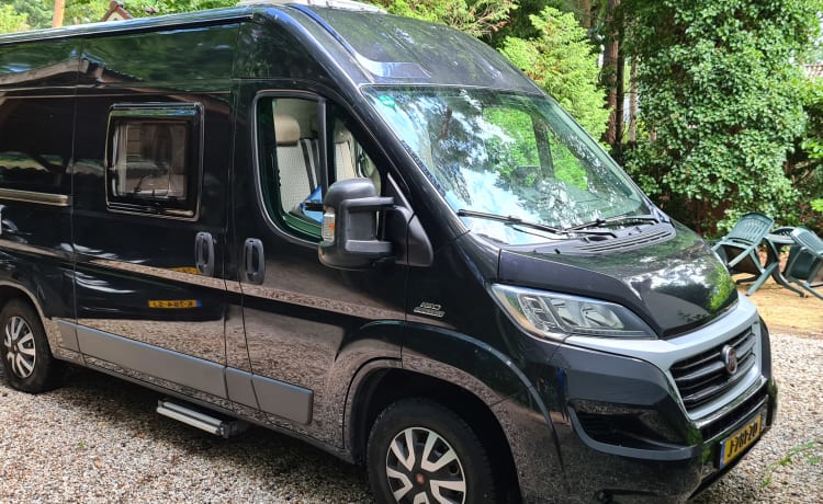 Black Rhino – Compact (5m41) Hobby K55, Automatic 150pk Fiat Ducato, with all the luxury