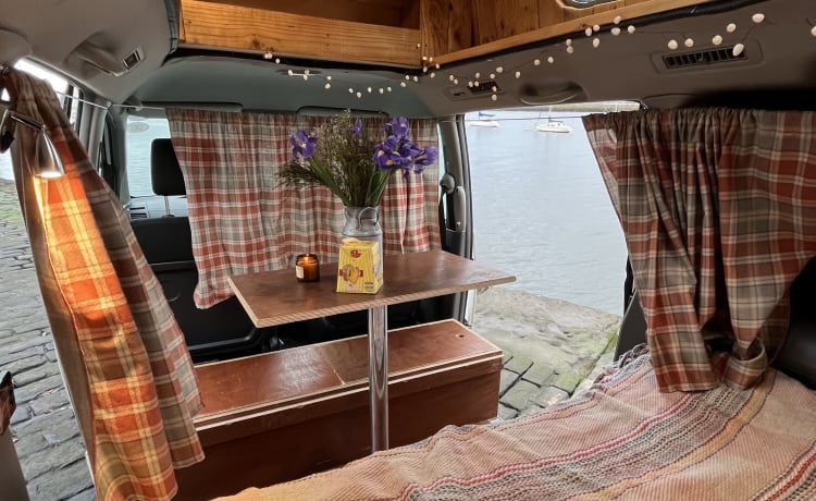 Gracie – verwarmd off-grid - rustiek - schattige camper