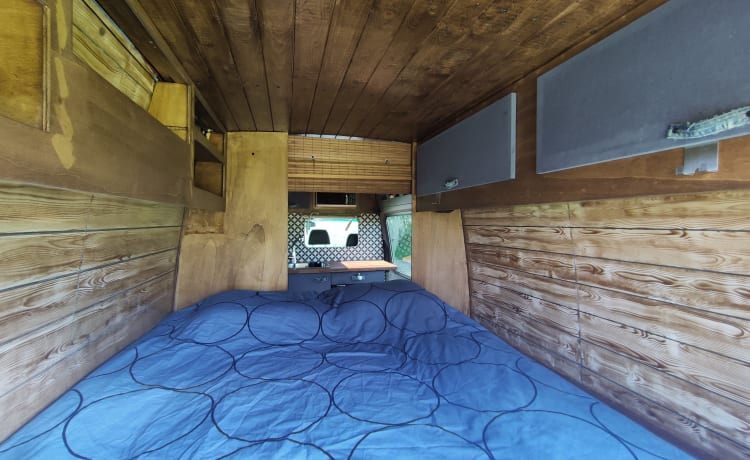 Super Grover  – Cooler Bus Camper mit einzigartigem Interieur