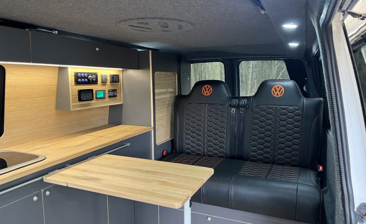 4 berth Volkswagen campervan from 2016