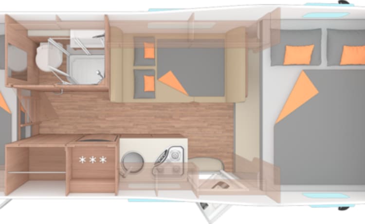 YN24 AWP - 6 berth Weinsberg 600 DKG Romford 