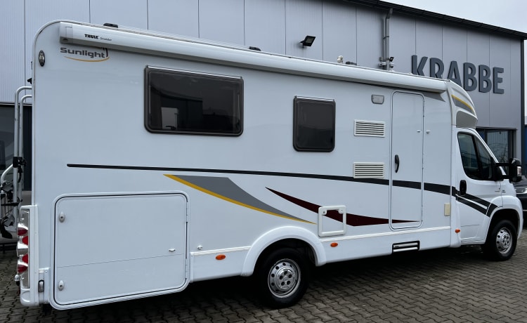 Henk – Super camping-car avec lit Queen