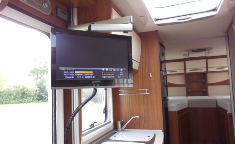 Beemster 7 – Hymer, camping-car 2 personnes, automatique avec de nombreuses options