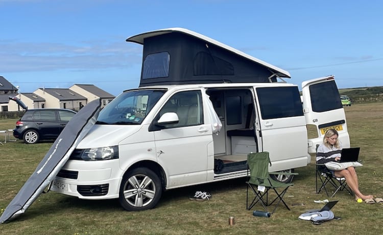 Peggy  – 4 berth VW pop top from 2012