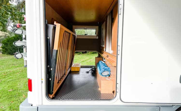 Perfekter Familiencamper mit Etagenbett