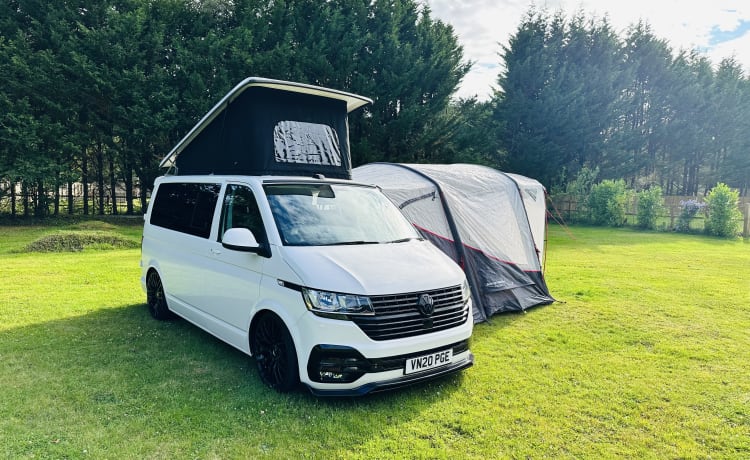 4 berth Volkswagen Transporter campervan from 2020