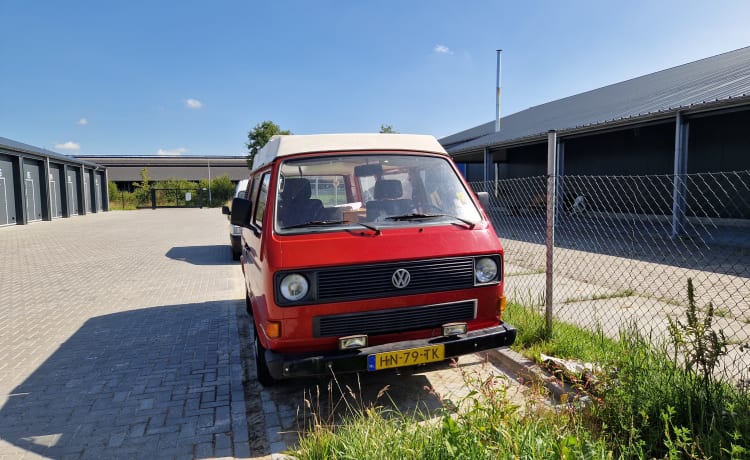 Nostalgische Volkswagen camper om mee op pad te gaan