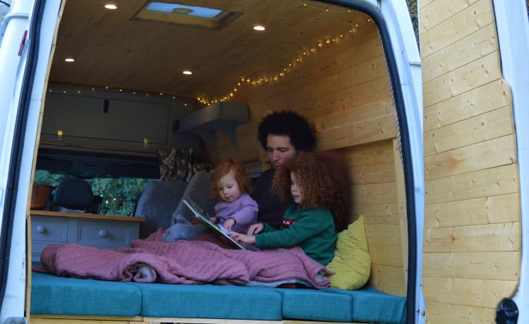 Iris – Quirky campervan designed for couples, families or anyone