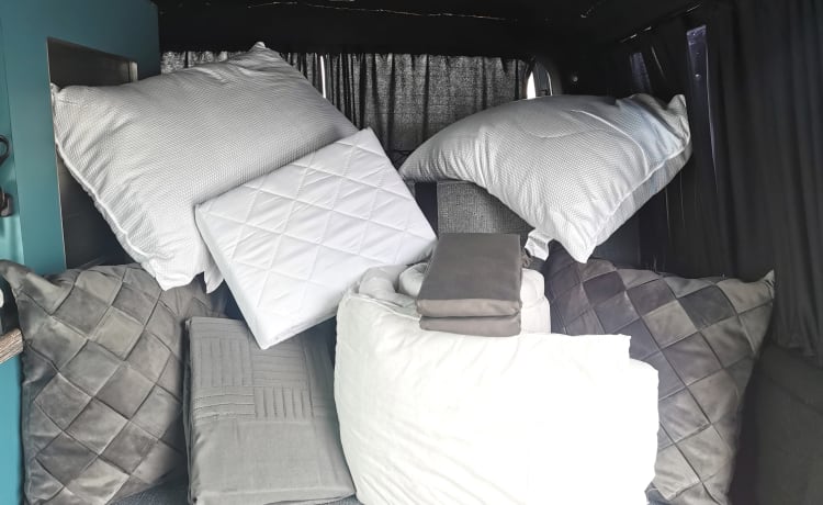 Kokoro Shinro – Stilvoller 2-Bett-VW T5 mit 5 Sitzen