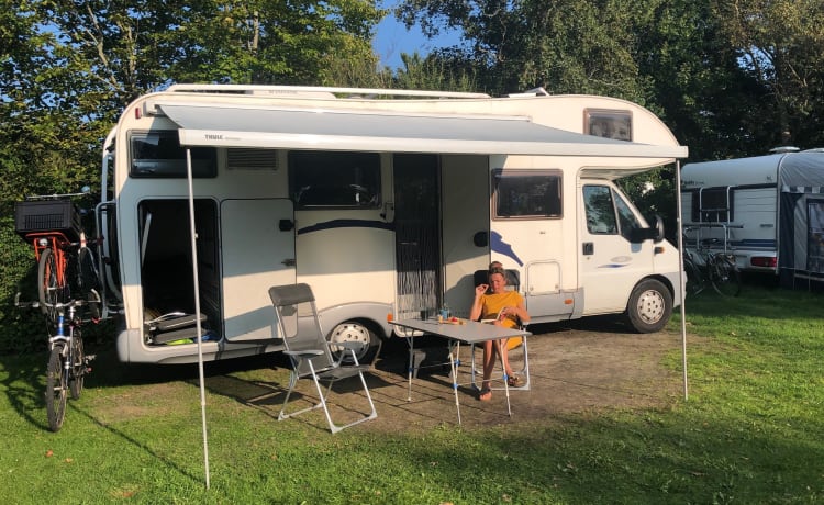 Camping-car familial complet Fiat 7 personnes