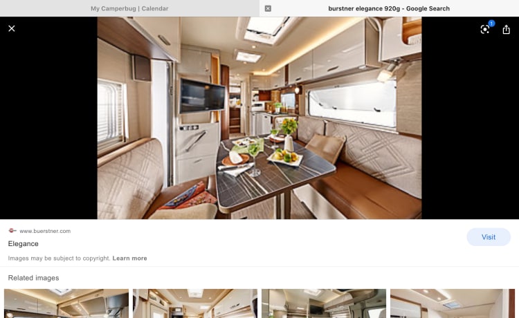 Burstner 920g  A class Motorhome 