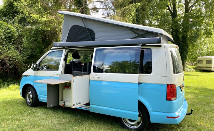 Wunderschöner VW-Wohnmobilbus Tonke XL (2021).