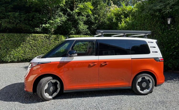 E-Camper – 2-4p VW ID.Buzz (Orange, 2023) elektrisch