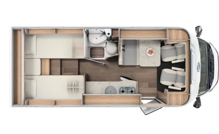 Campercomfort Luxury et Nouveau Camper Carado T337 (1)