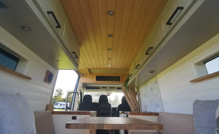 Simon – Volkswagen Crafter Luxus-Wohnmobil mit 4 Schlafplätzen