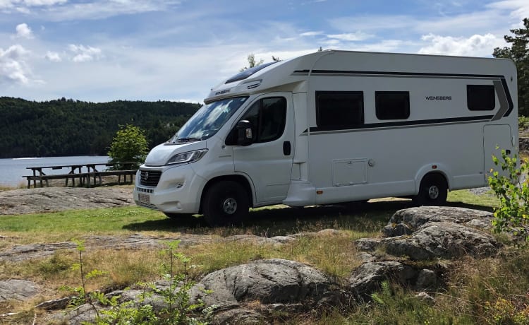 4p Fiat semi-integrato completamente attrezzato