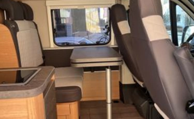 Cara – Van (6 m) from Weinberg with pop-up roof for rent