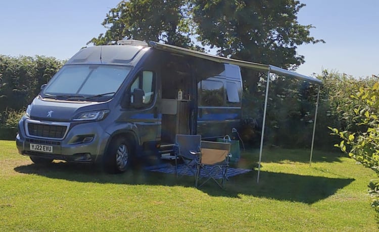 Coopers Camper – Coopers 4 Birth Peugeot Boxer Camper for rent.   