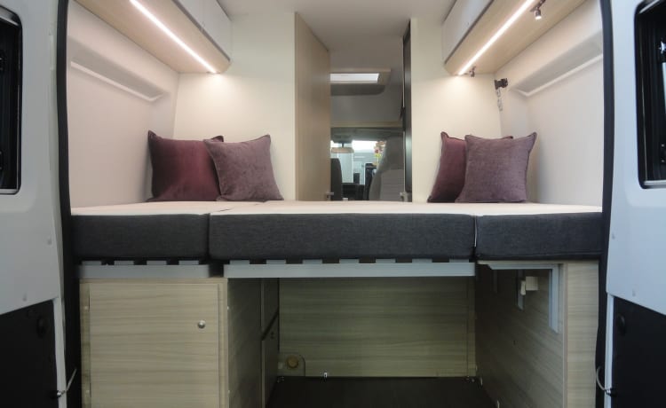 ViniVan – 2021 Adria twin bus camper extra heavy solar panel