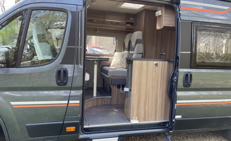 Our home away from home  – 4 berth Swift bus from 2018