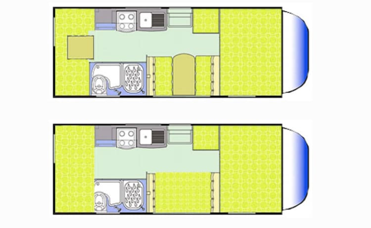 Riviera 181 6 posti letto Camper