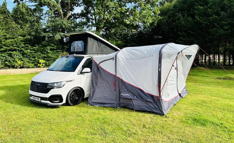 4 berth Volkswagen Transporter campervan from 2020