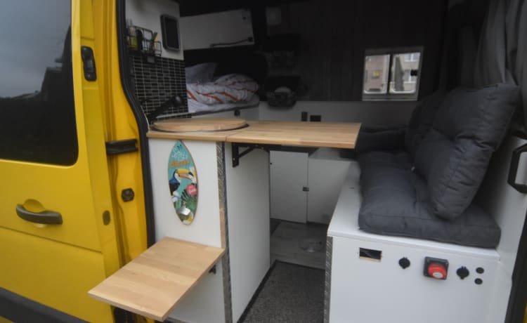 DigiDuck – 3p Renault self-build, full option digital camping