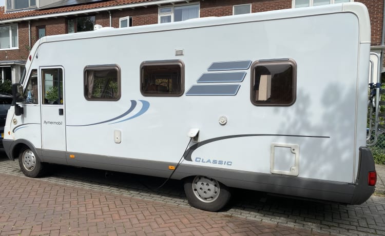 Also nice winter camping in our lovely Hymer for an entire family