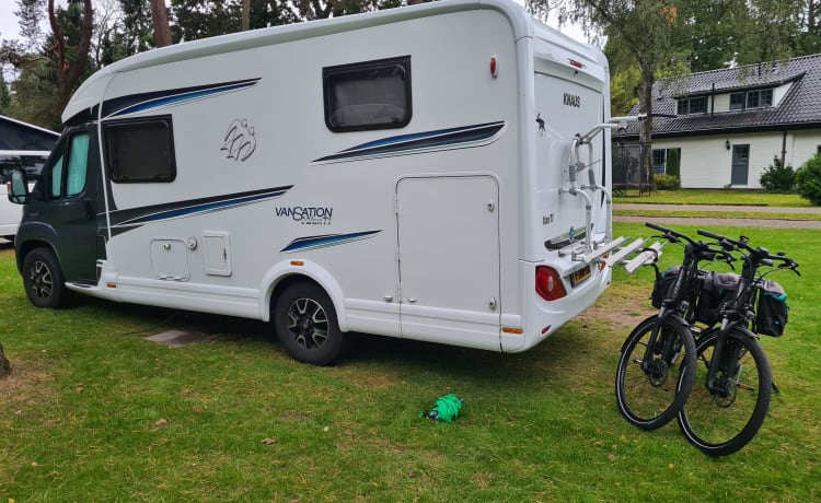 Nice Chausson bus camper with length bed