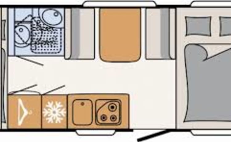 Sunny  – 6-person camper from the Fiat brand (alcove from 2006)