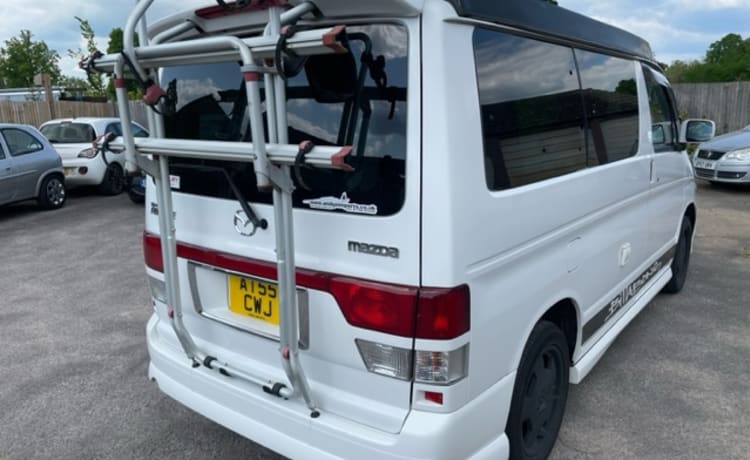 Baz – 4 berth Mazda Customised Campervan