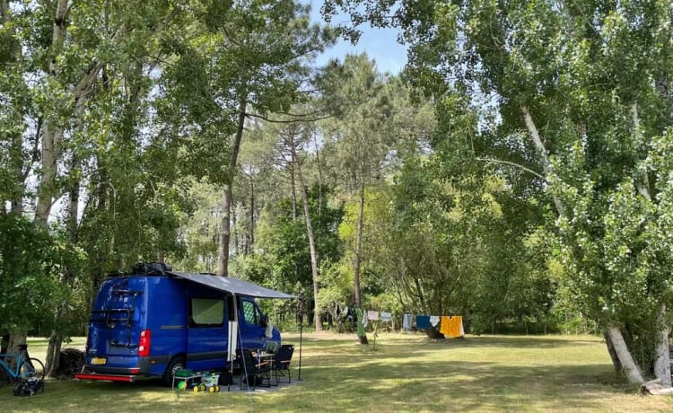 Bus Volkswagen pour duo ou petite famille prêt pour un nouveau road trip