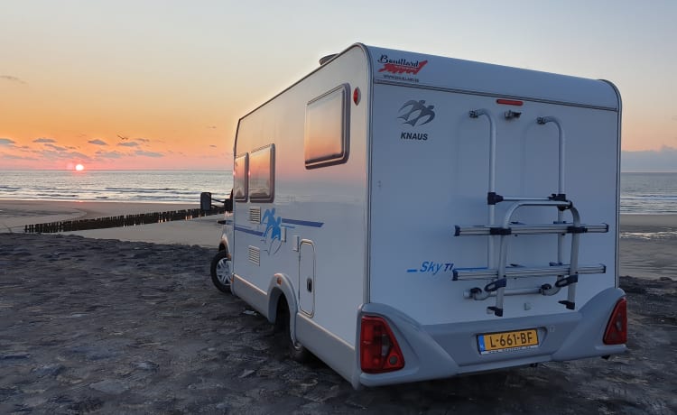 knaus sky ti 3 pers camper