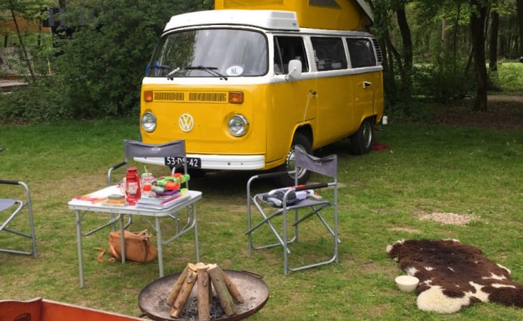 Fantastique camping-car Volkswagen T2 Westfalia