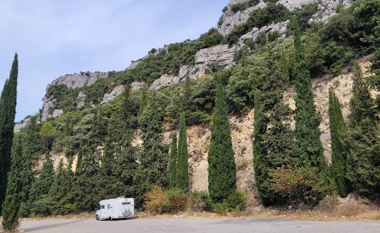 on tour – 4p Renault Teilintegrierter aus dem Jahr 2006